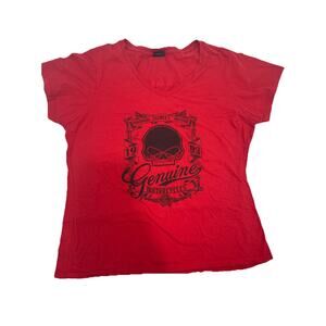 Harley-Davidson Durango Colorado V-Neck T-Shirt Women's Size Large {SS}